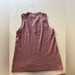 Purple Madewell Cotton Tank